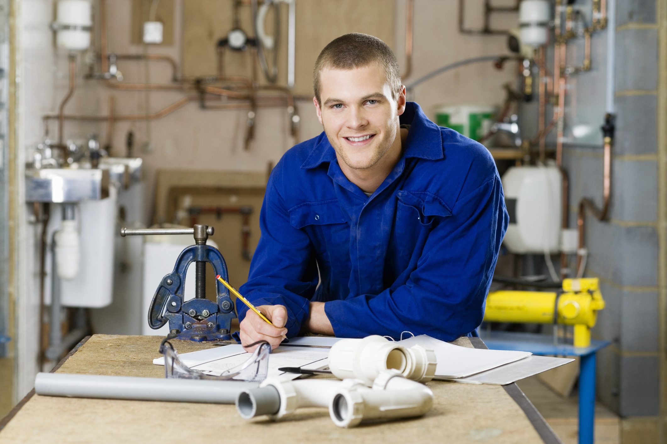 Apprentice plumber